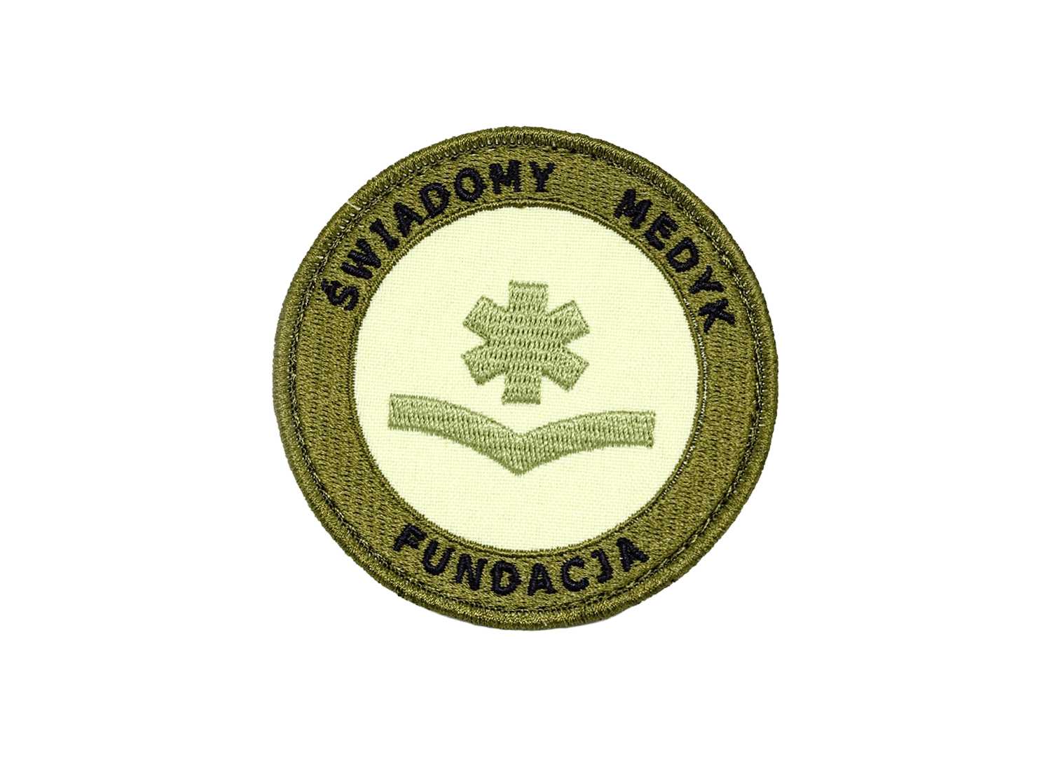 Naszywka Fundacji Świadomy Medyk – wersja militarna
